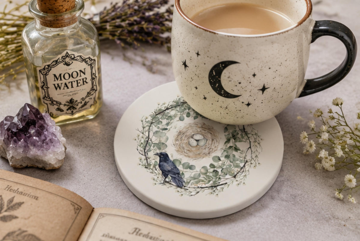 Crows Nest Coaster Set Fall Host Gift