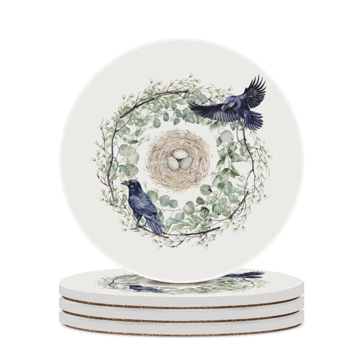 Crows Nest Coaster Set Fall Host Gift