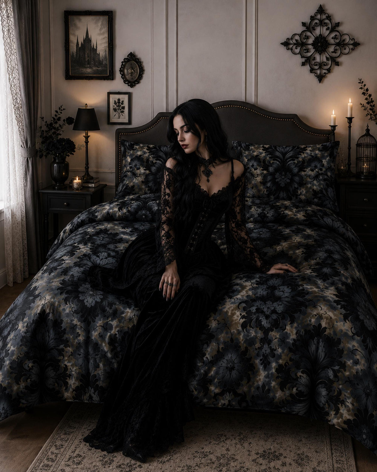 Dark Romance Bedding Gift Idea for Gothic Bestie