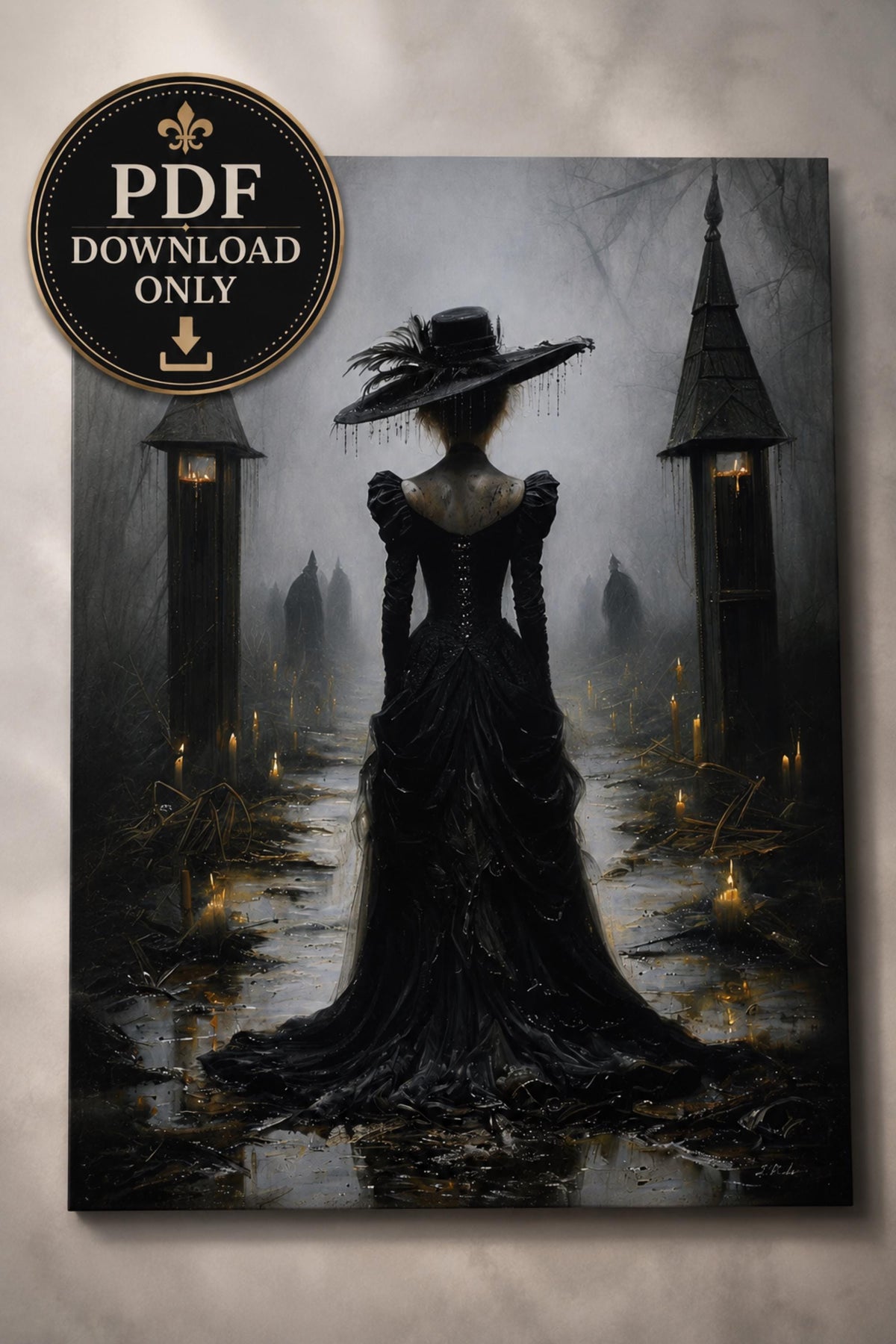 Gothic Wall Holidays Witchcore Aesthetics Design Collection