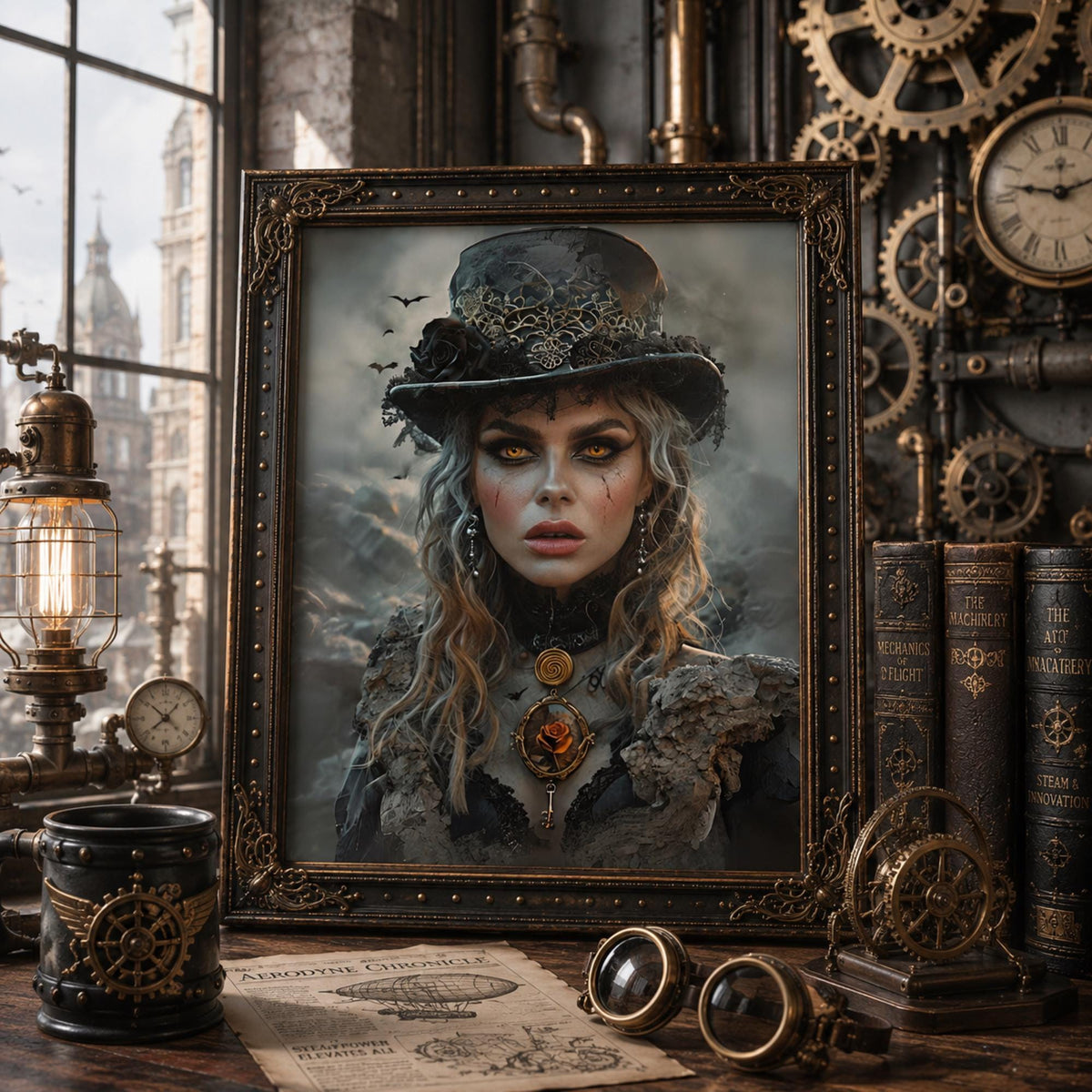 Steampunk Vintage Decor Holidays Witchcore Design Collection