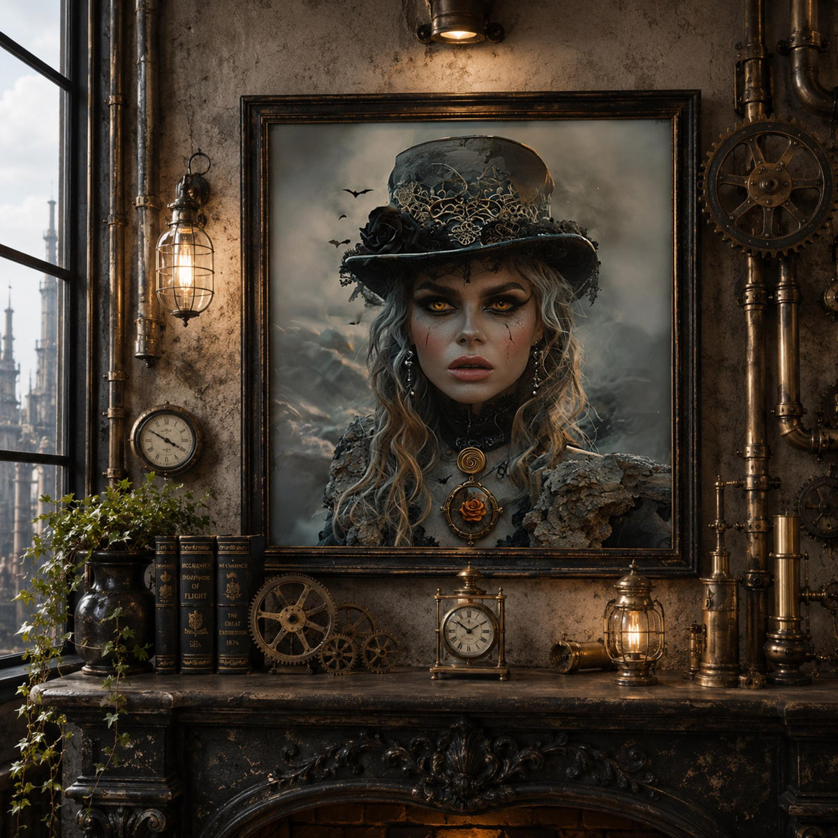 Steampunk Vintage Decor Holidays Witchcore Design Collection