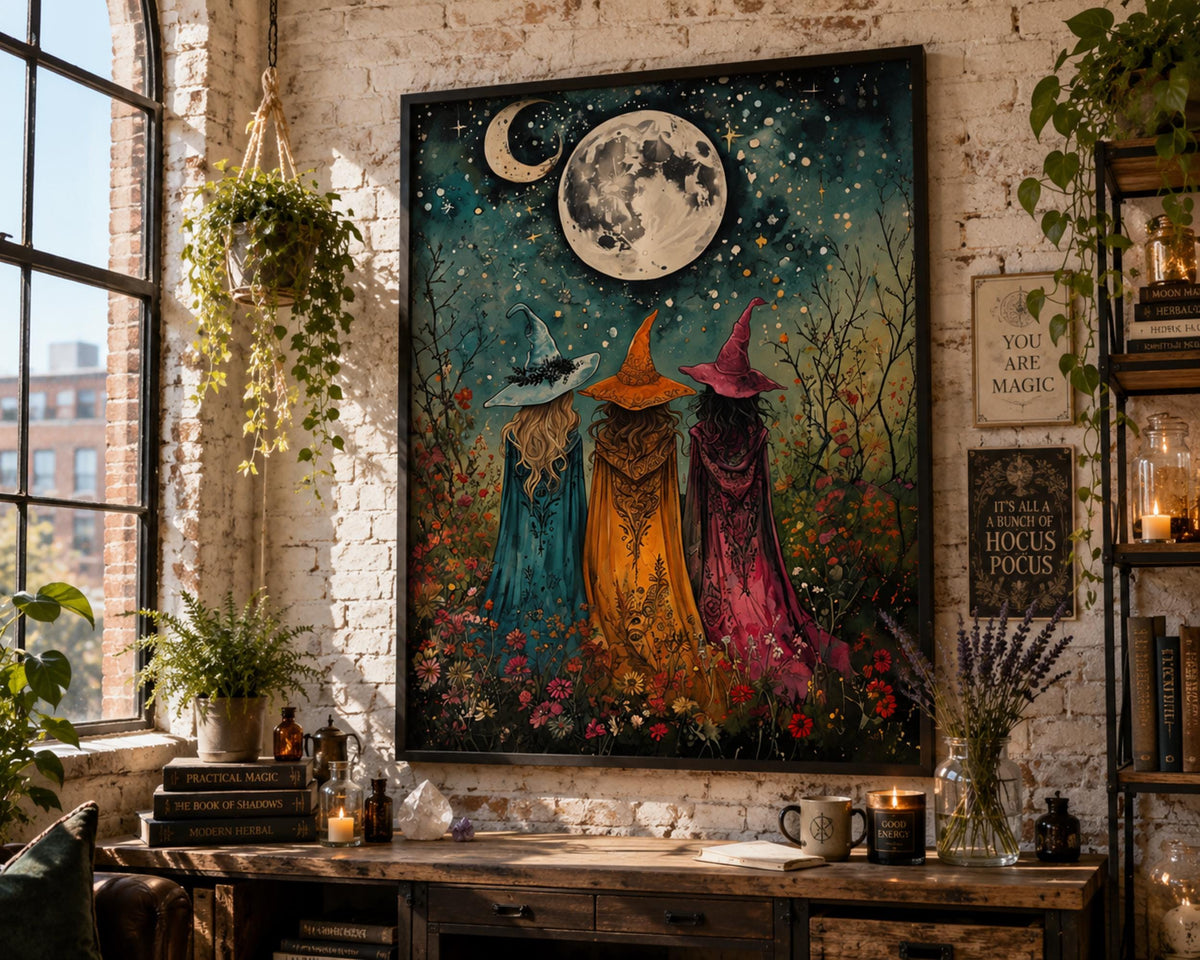Witchy Home Decor Wall Witch Design Collection