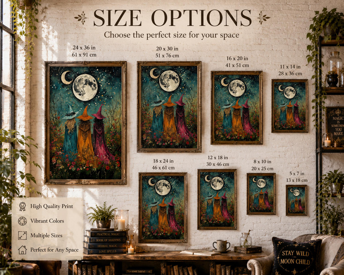 Witchy Home Decor Wall Witch Design Collection