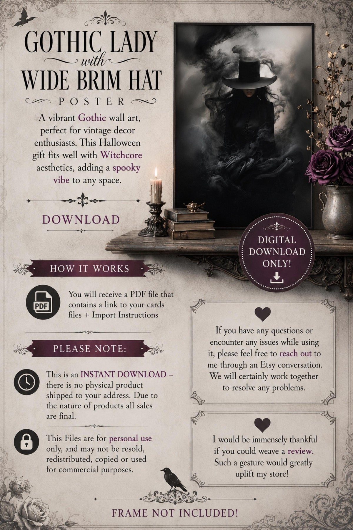 Gothic Home Decor Entryway Dark Design Collection