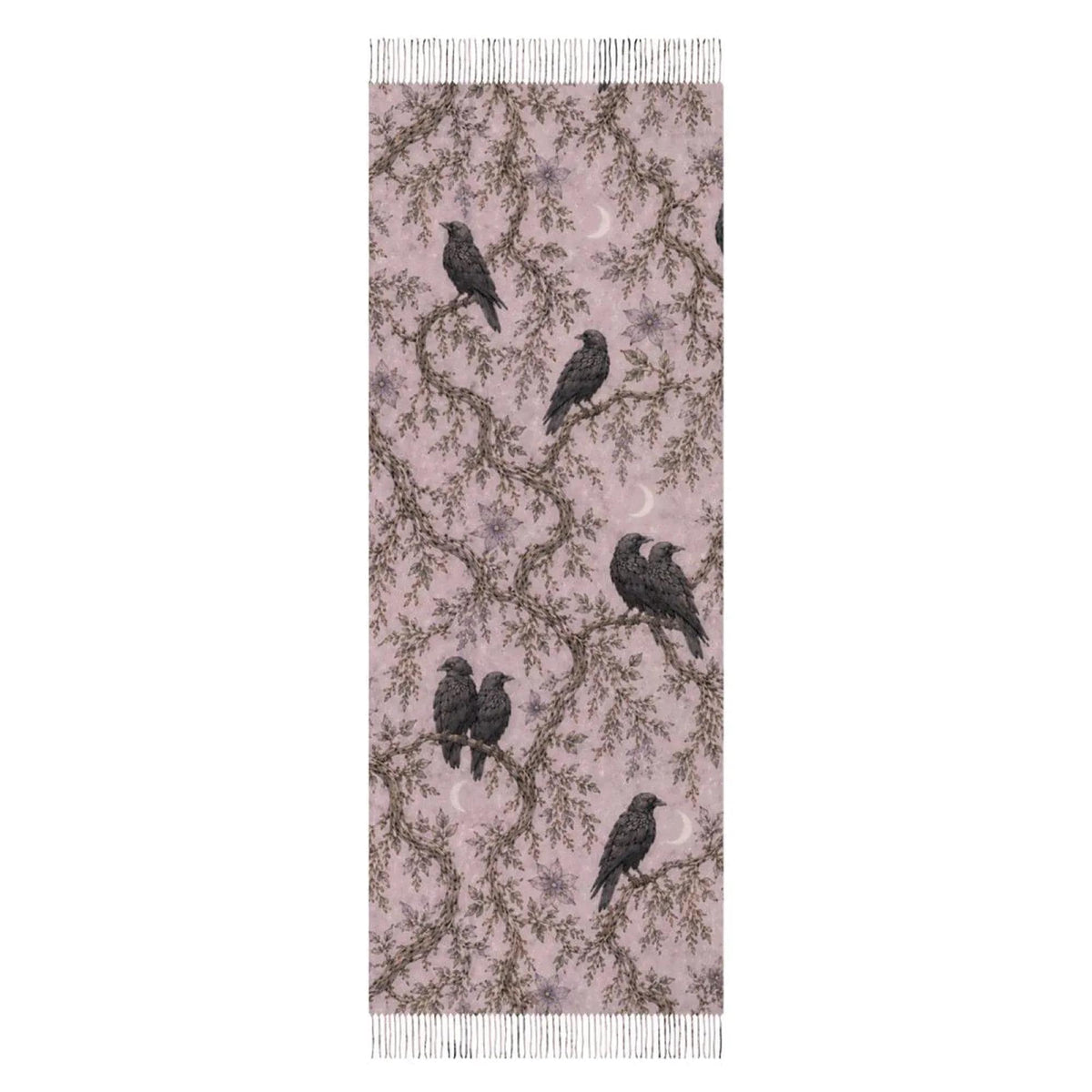 Perfect Crow Lover Gift for Fall Host Gift for Holiday Witchy Mom Gift Super Soft Scarf Wrap for Bestie CoWorker Halloween Gift for Her