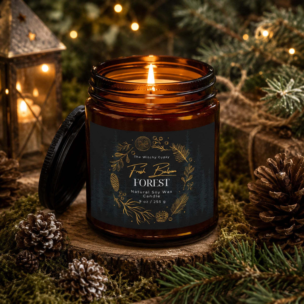 Rustic Home Cabin Decor Fall Host Candle Gift