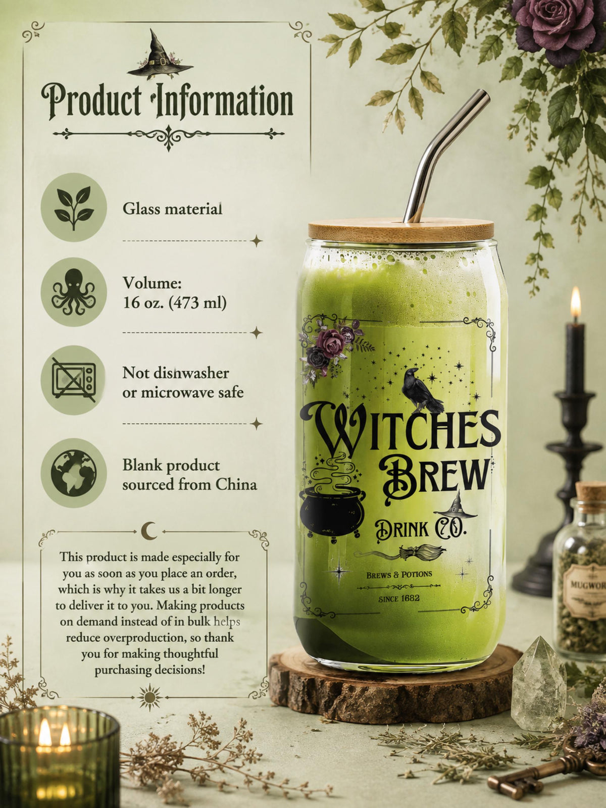 Tarot Familiar Tumbler Holiday Gift