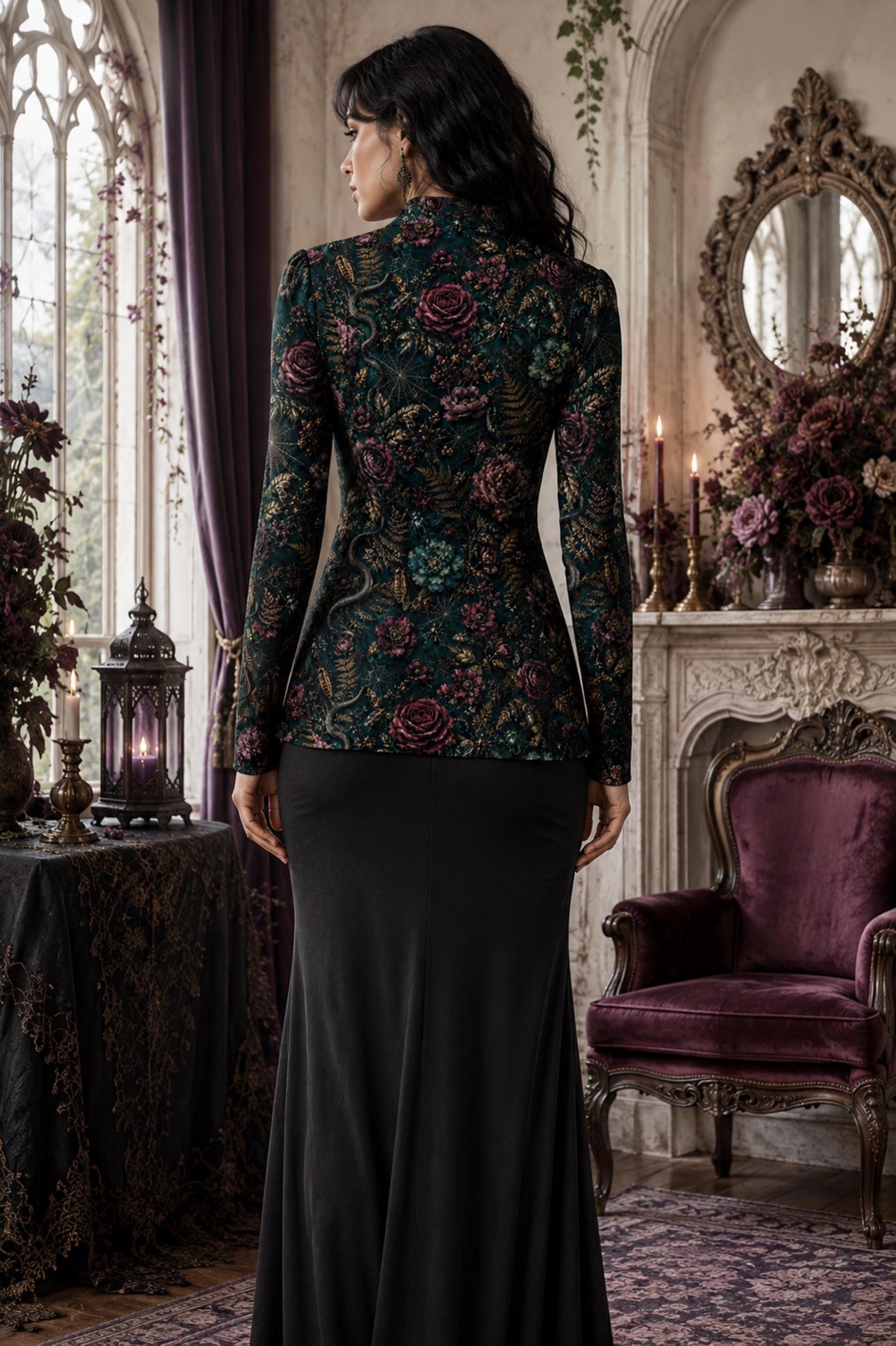 Dark Romance Crow and Roses Design Collection