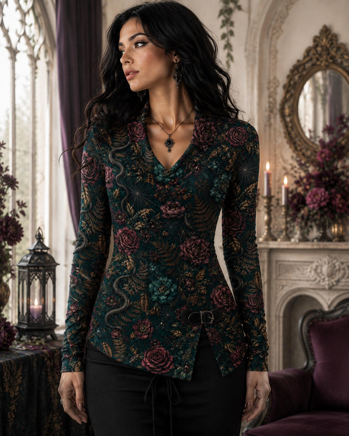 Dark Romance Crow and Roses Design Collection