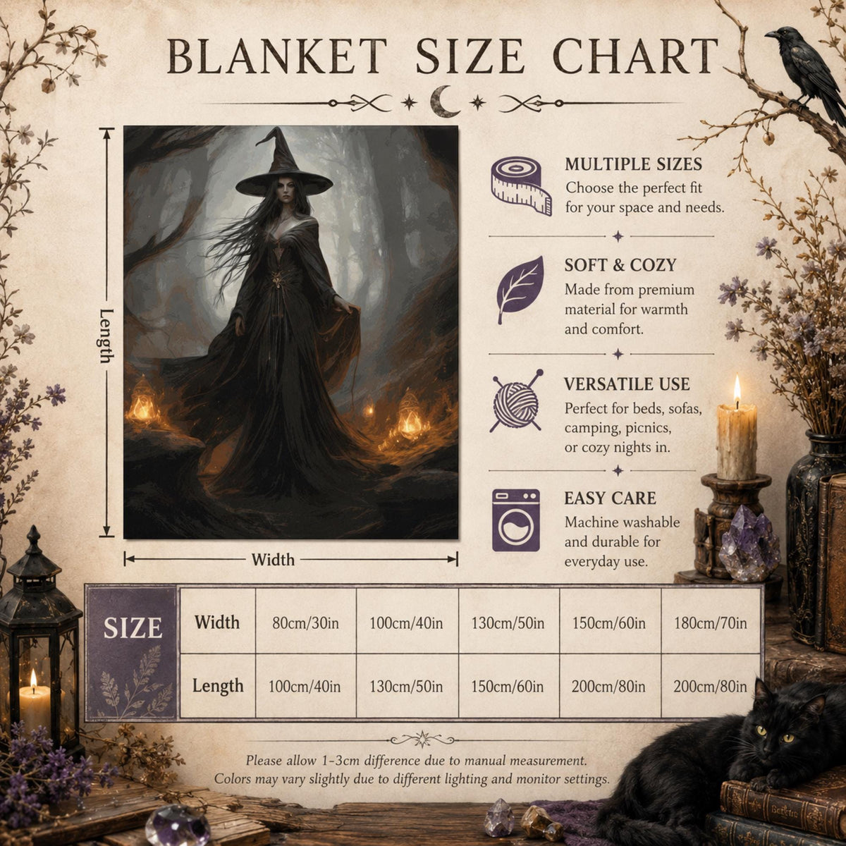 Holidays Witchy Decor Gothic Moon Design Collection