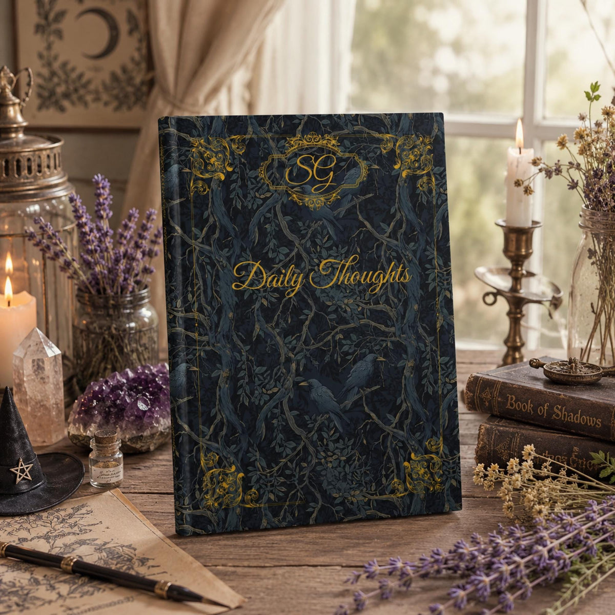 Dark Crow Personalized Mug & Journal Holiday Gift Idea