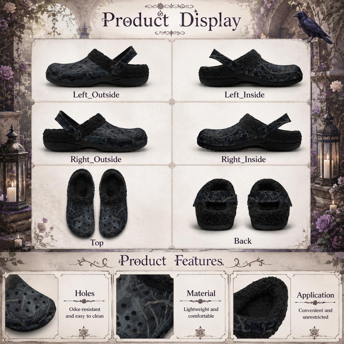 Gothic Crow Couples Design Collection