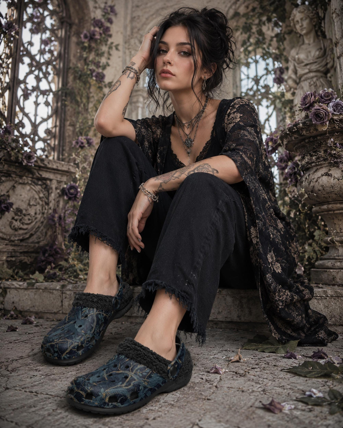 Gothic Crow Couples Design Collection
