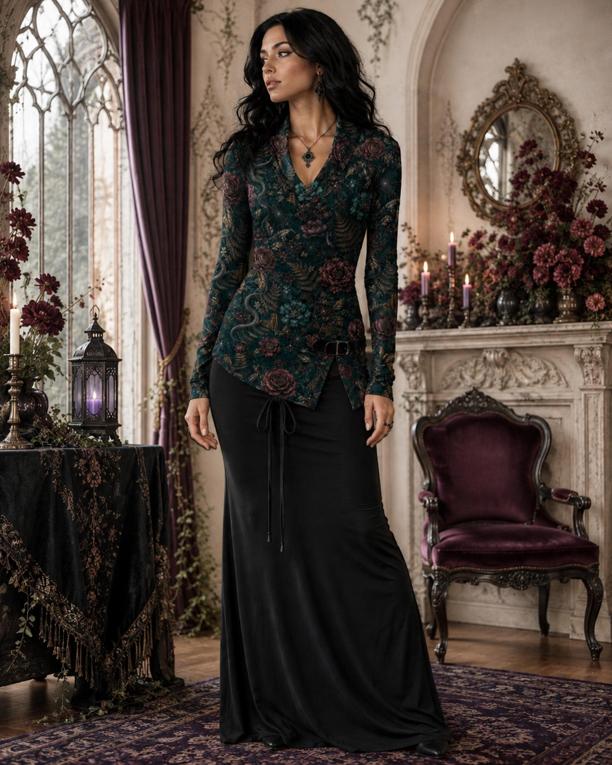 Dark Romance Crow and Roses Design Collection