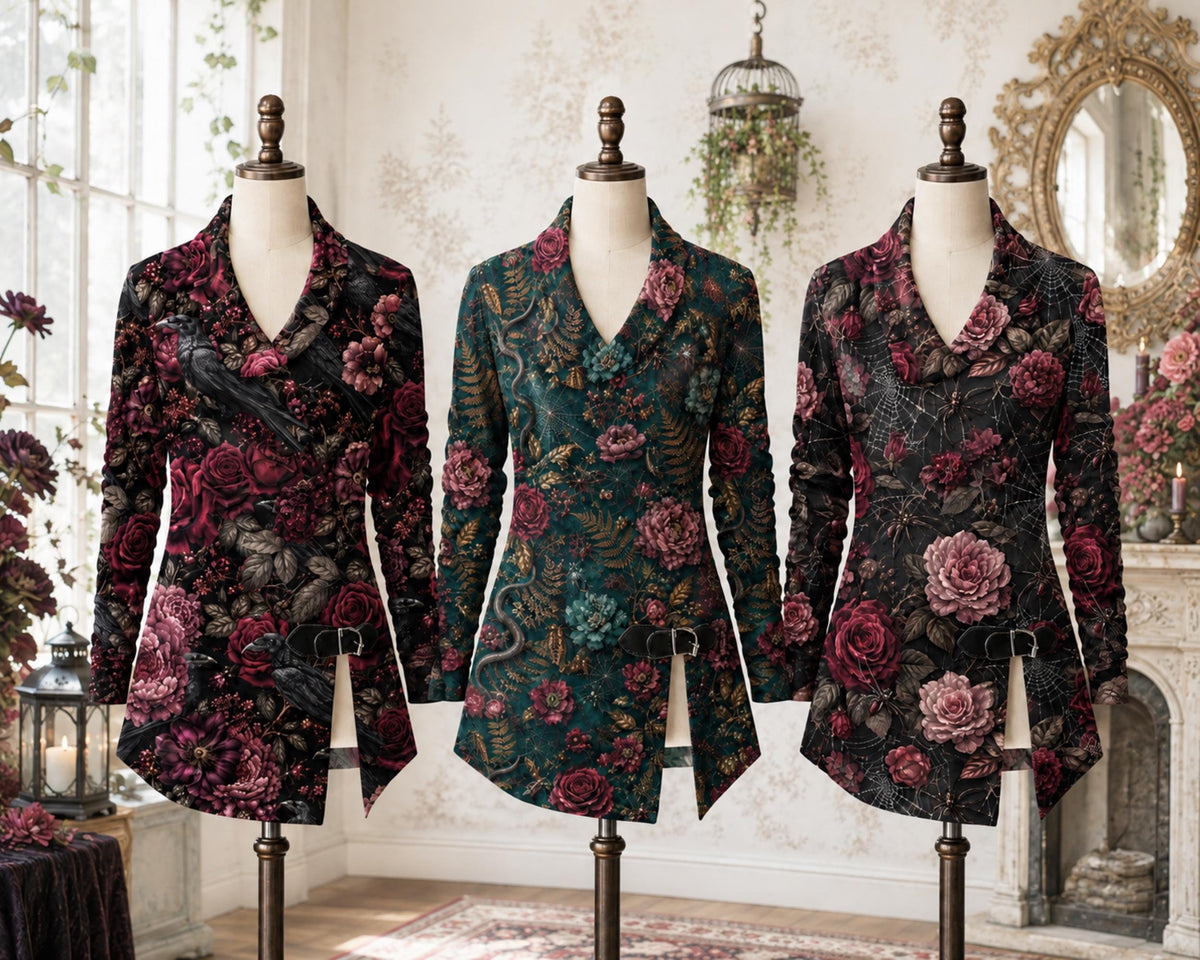 Dark Romance Crow and Roses Design Collection