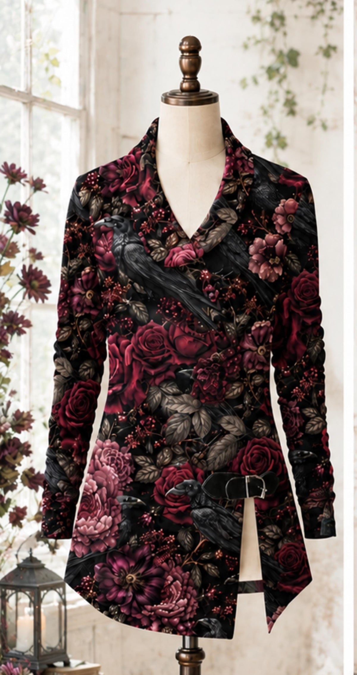 Dark Romance Crow and Roses Design Collection