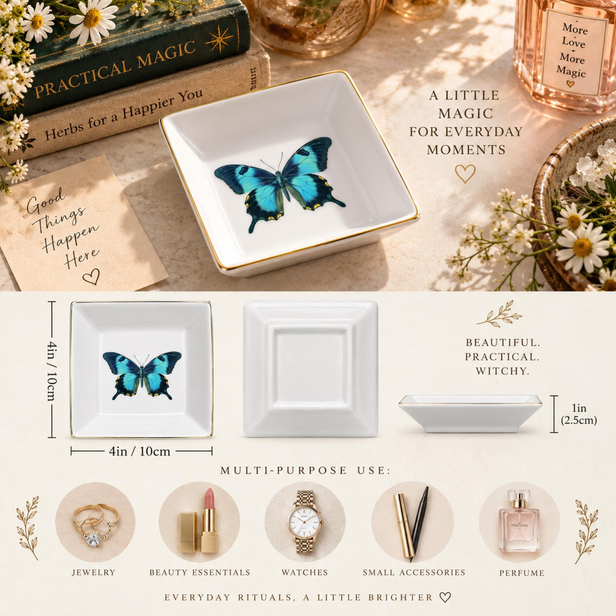 Practical Magic Jewelry Dish