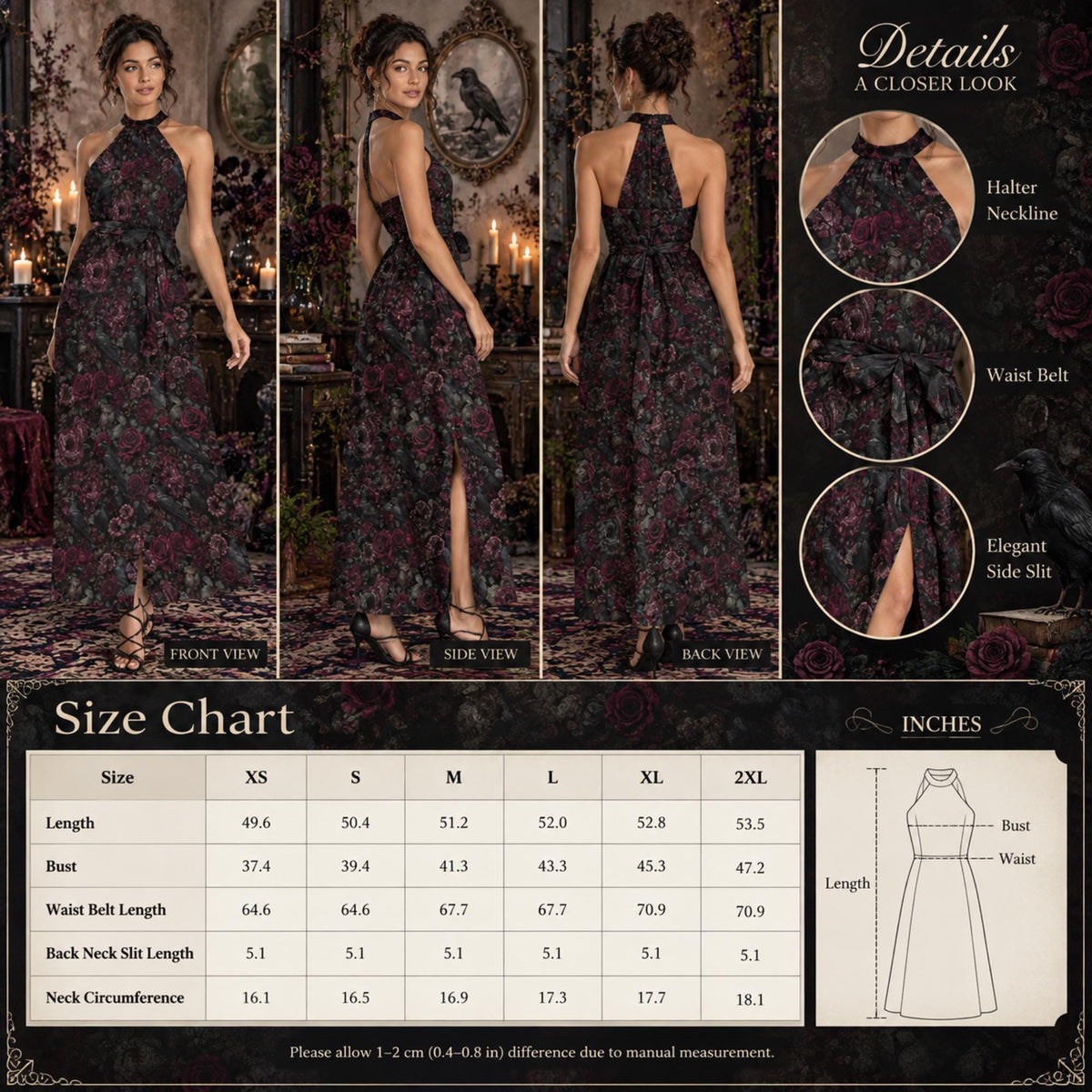 Dark Romance Crow Design Collection
