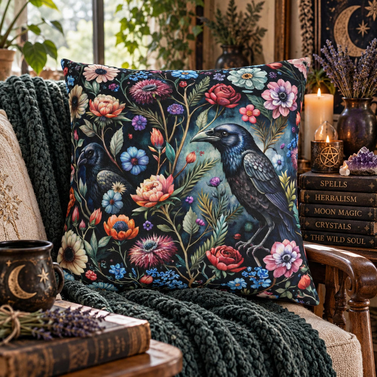 Raven Crow Blanket