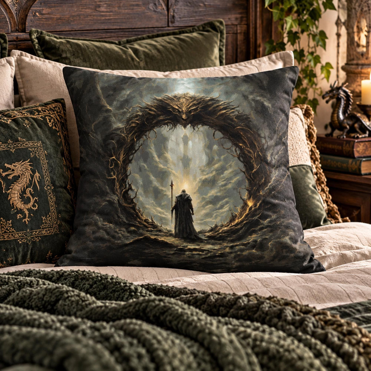 Elden Ring Dragon Age Pillow Cover