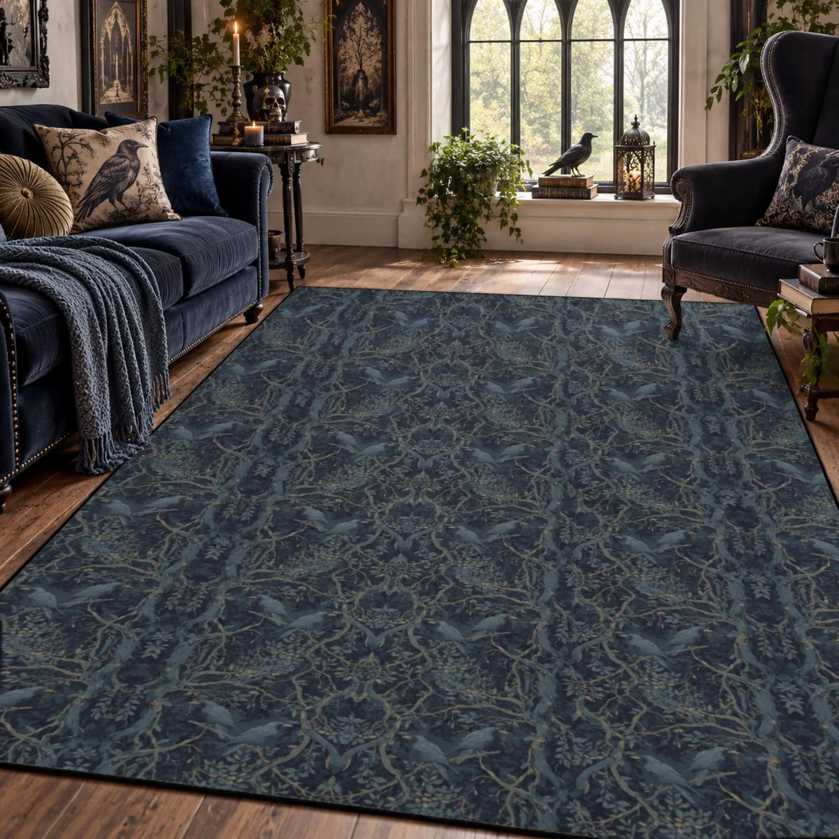 Dark Romance Crow William Morris Design Collection