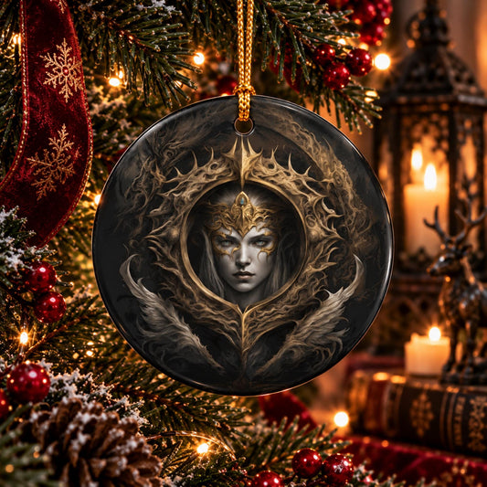 Fantasy Gamer Gift Idea for Christmas Gift Elden Ring Zelda Holiday Ornament Video Gamer Christmas Decor Gift for Son Dragon Age of Sigmar