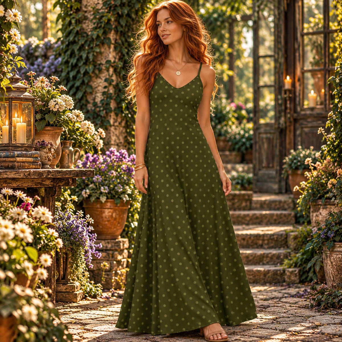 Practical Magic Inspired Garden Green Wardrobe