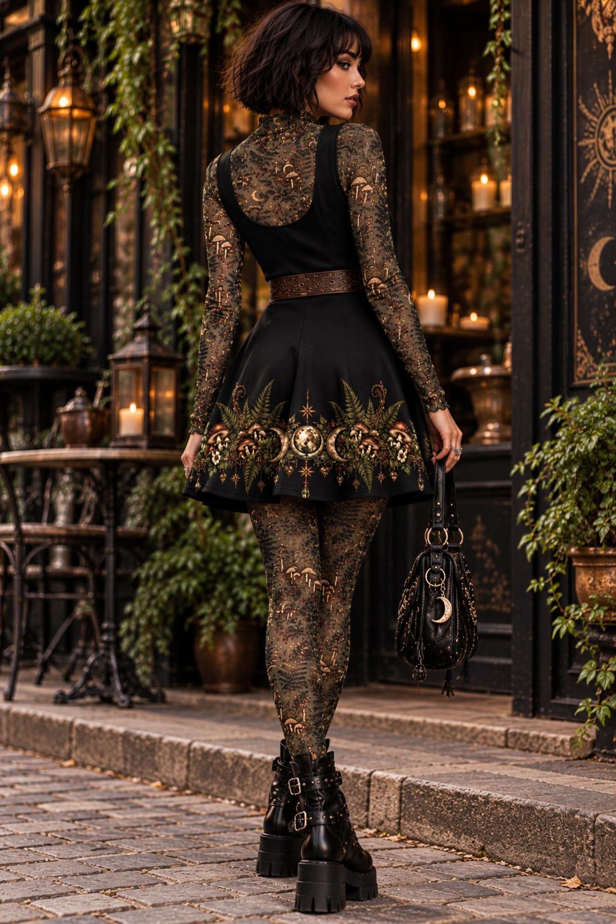 Woodland Mushroom and Moon Dress Collection
