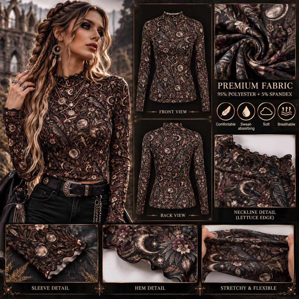 Viking Witch Dress and Layering Collection