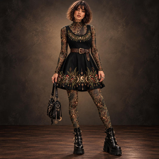 Woodland Mushroom and Moon Dress Collection