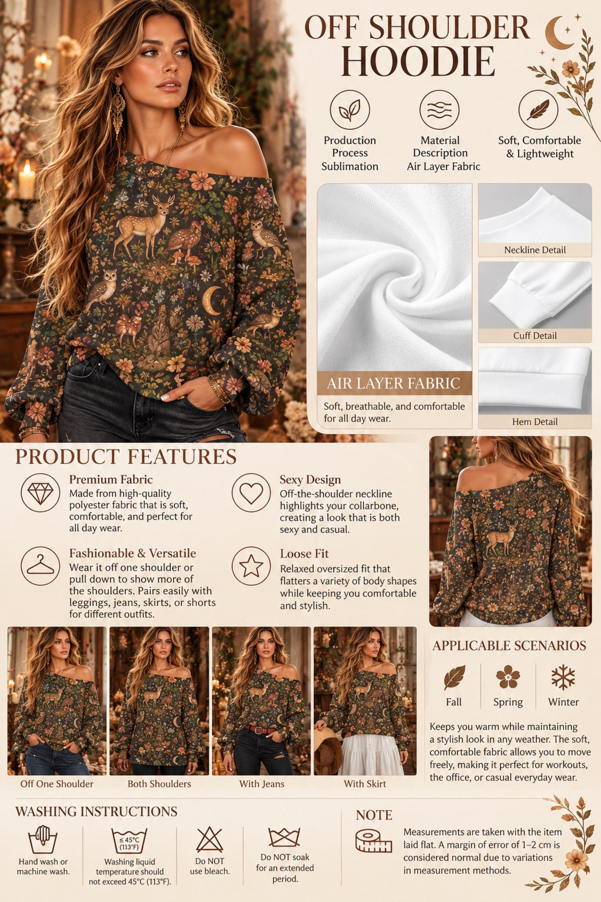 Enchanted Woodland Tops and Maxi Skirt