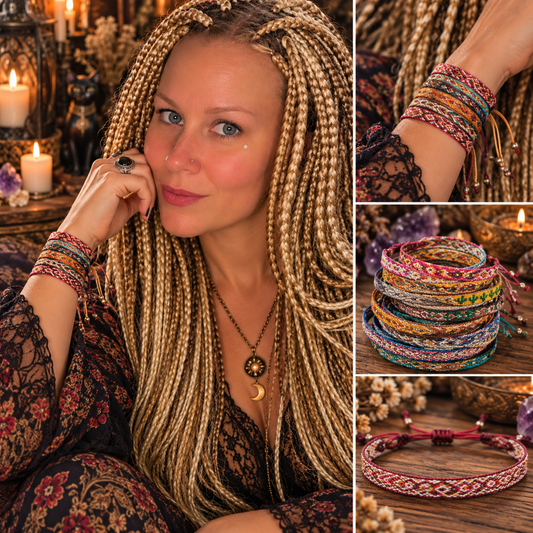 Boho Colorful Woven Friendship Bracelet