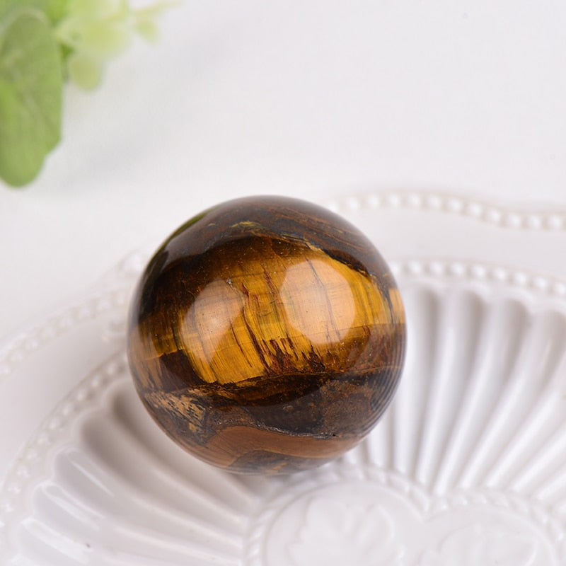 1PC Natural Polished Crystal Stone Ball - The Witchy Gypsy